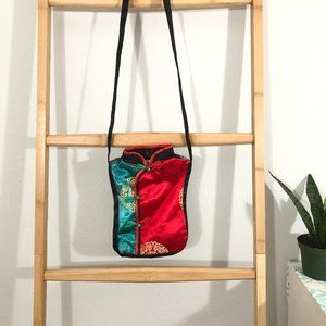 Unique satin BAG with Chinese Cheongsam design